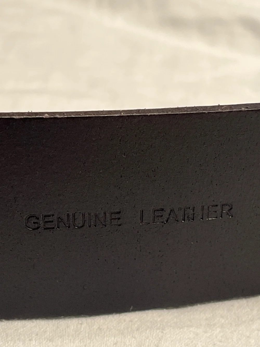 Lauren Ralph Lauren Genuine Leather Black Belt with Silver Buckle XL